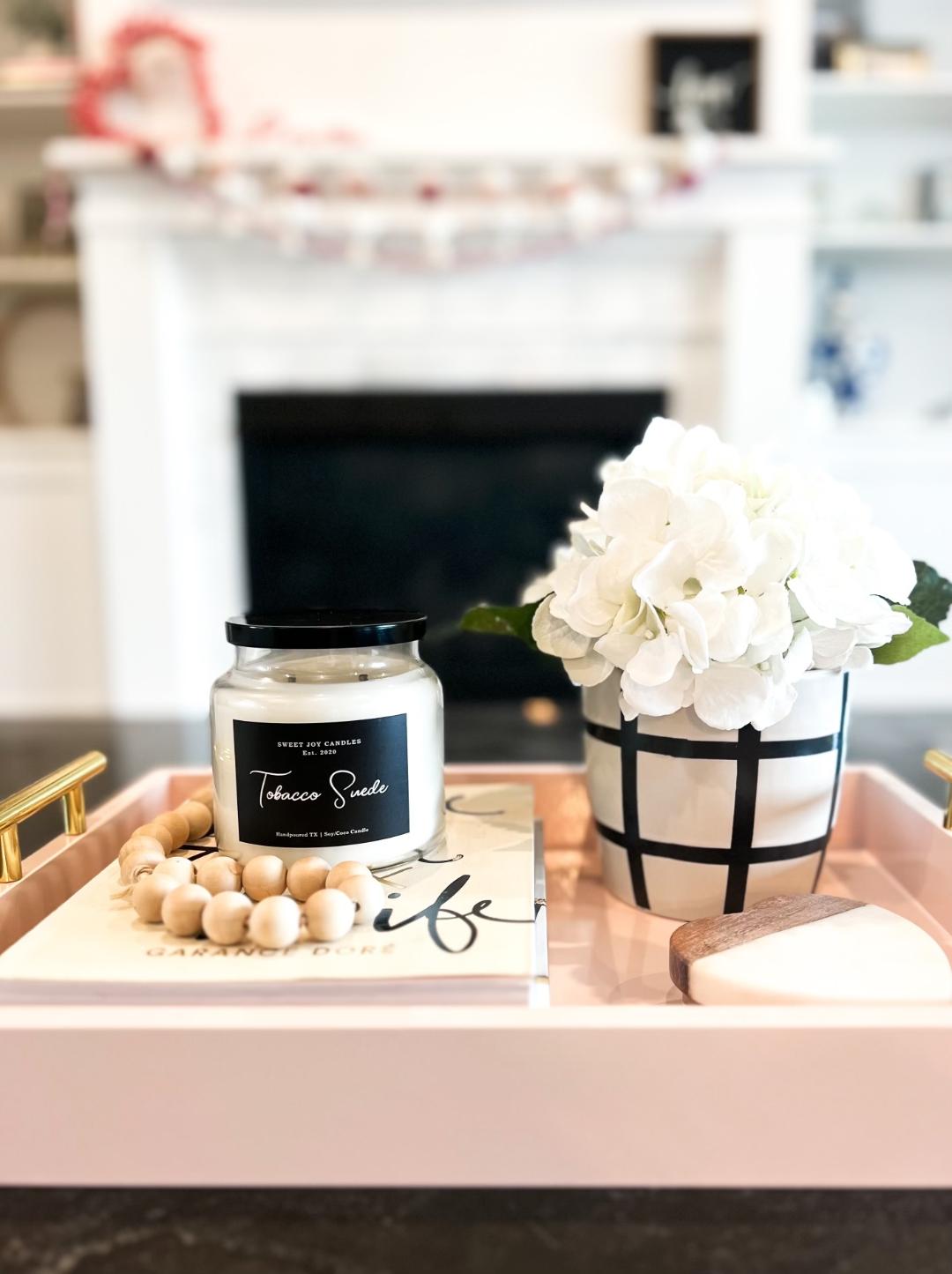 tobacco suede candle Tobacco Suede Simple Jar
